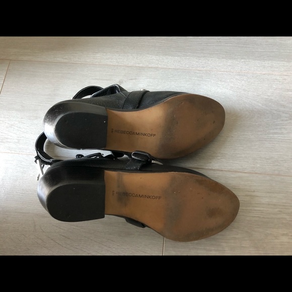 Rebecca Minkoff black booties w/ hardware - Picture 3 of 3